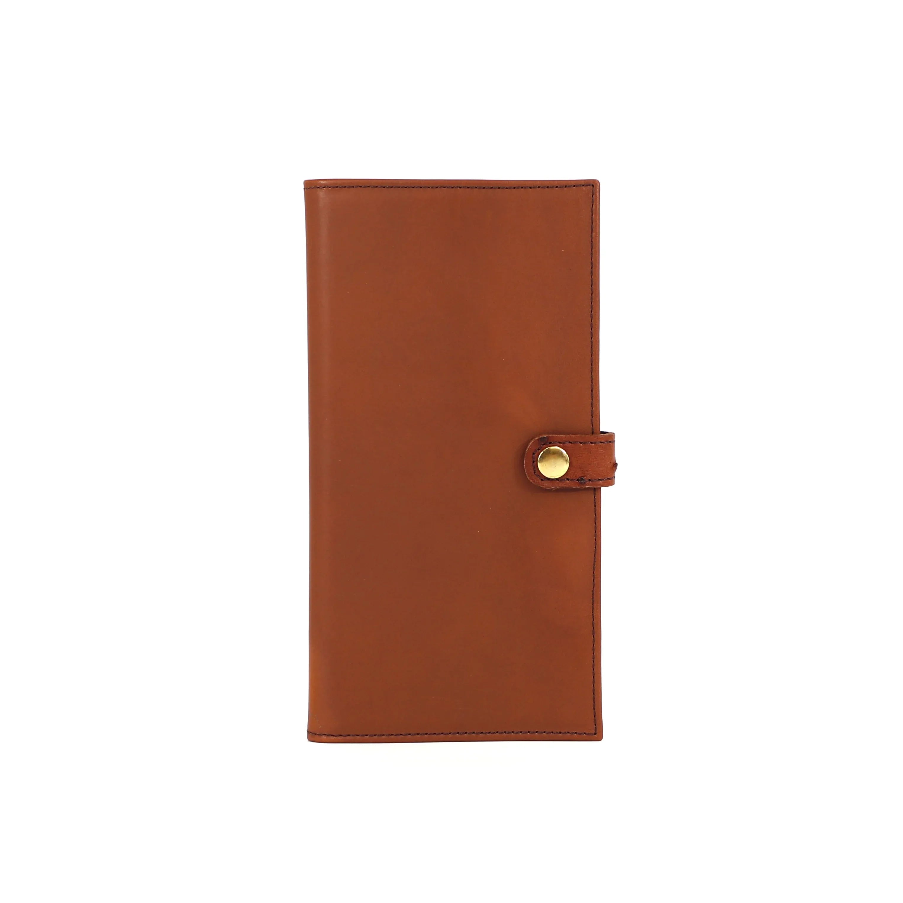 EOS-TAN CERTIFICATE HOLDER WITH TAN OSTRICH FINISH