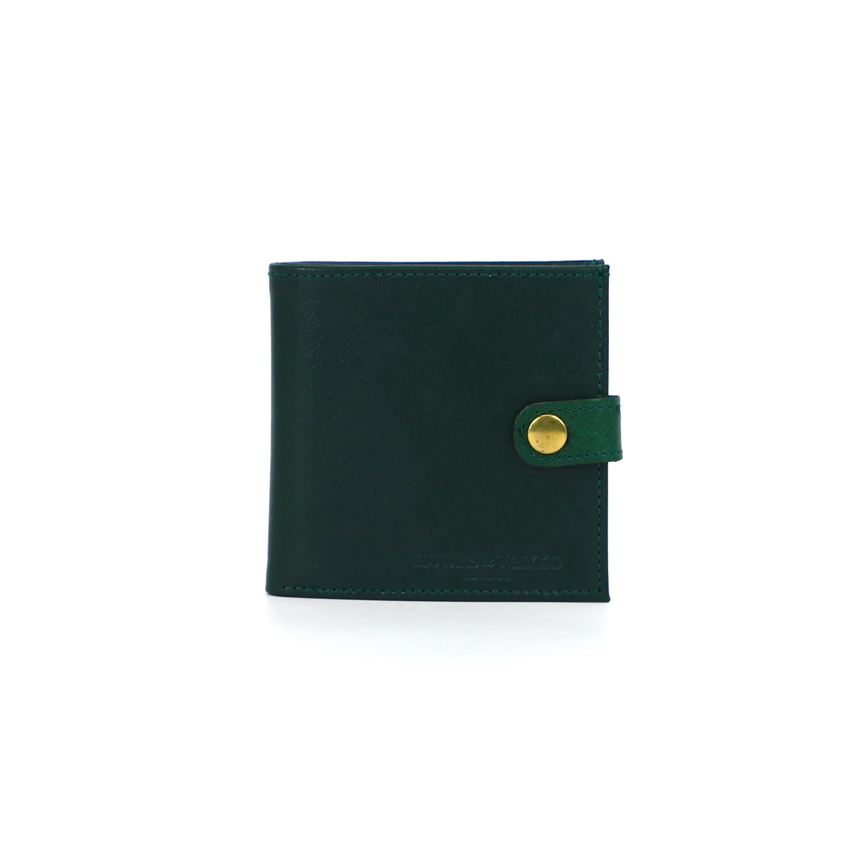 EOS-GREEN CERTIFICATE HOLDER WITH GREY OSTRICH CLASP