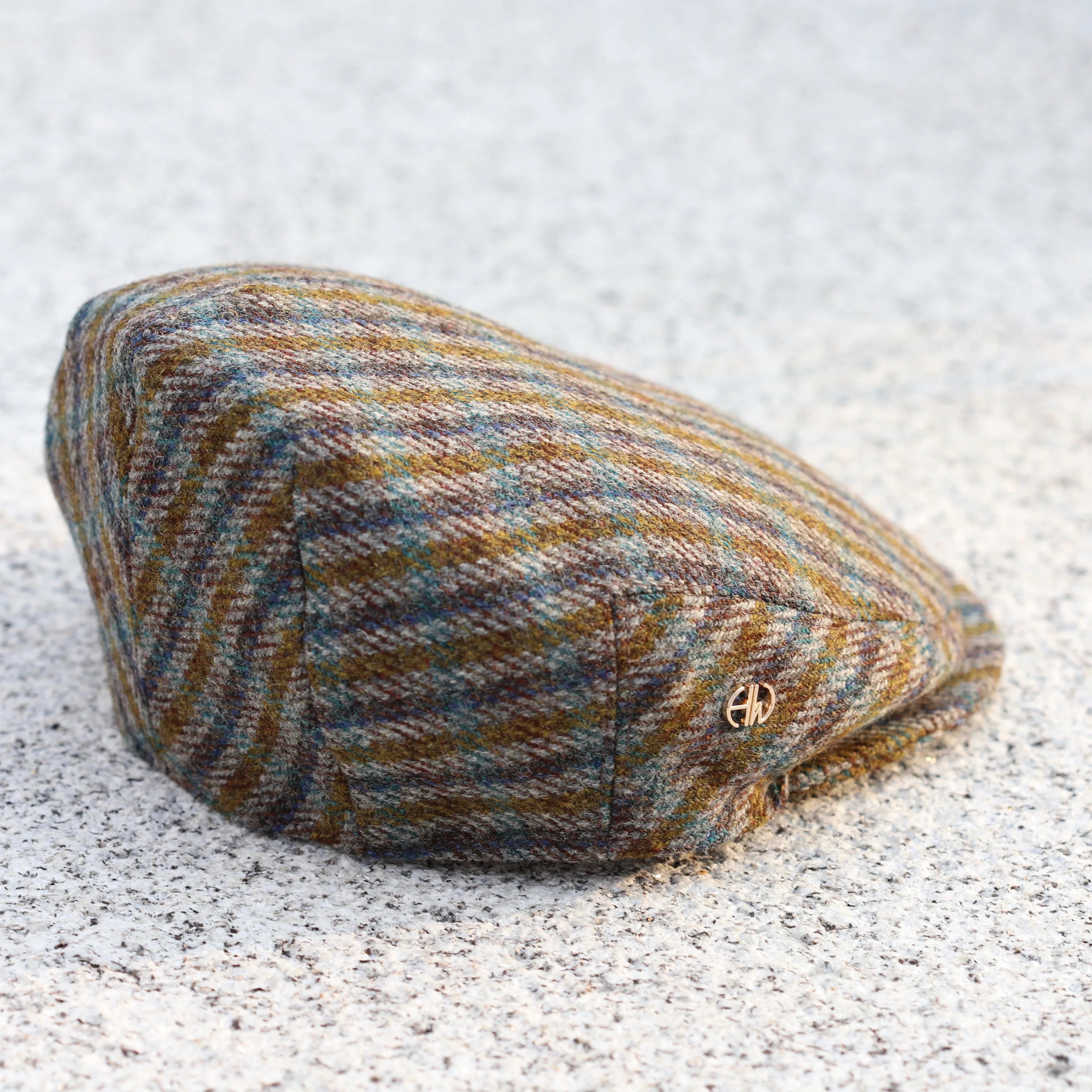 luna tweed cap shooting flat caps side view rear side view