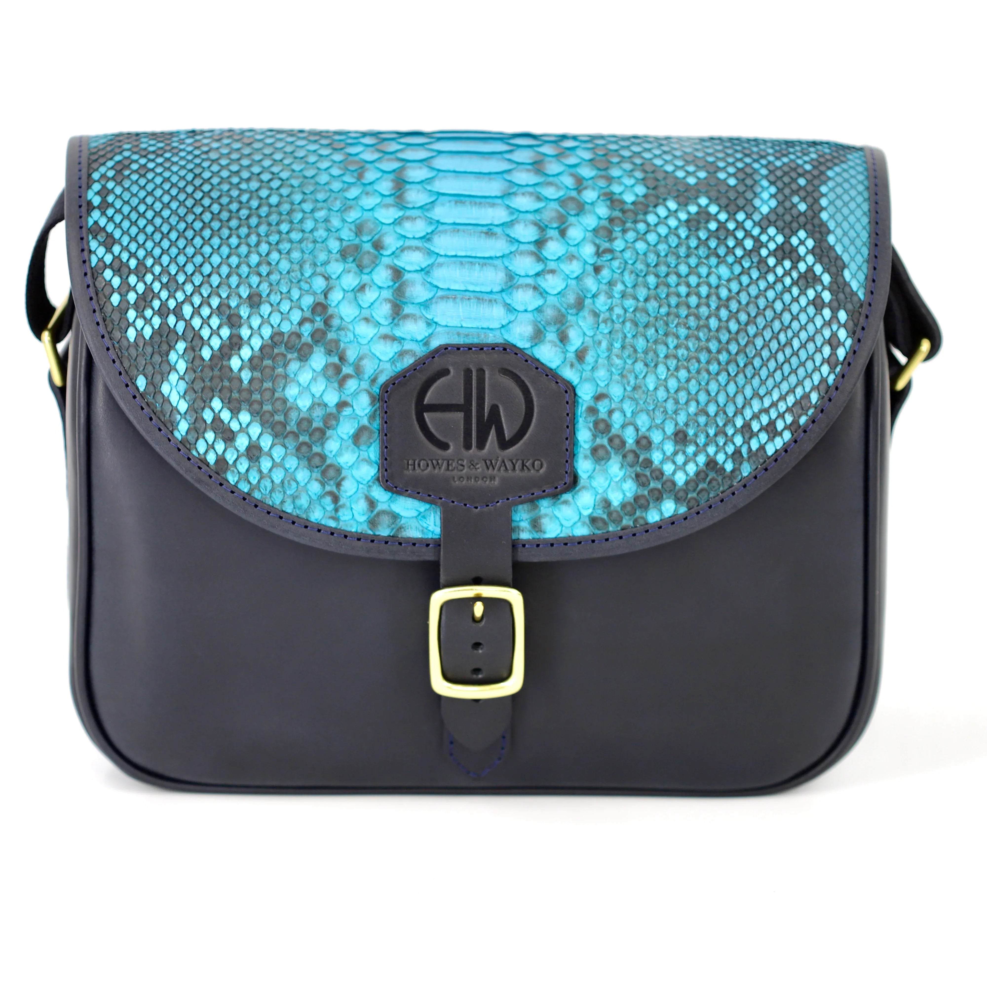 Freya-Blue Snake Shooting Cartridge Bag main image front view