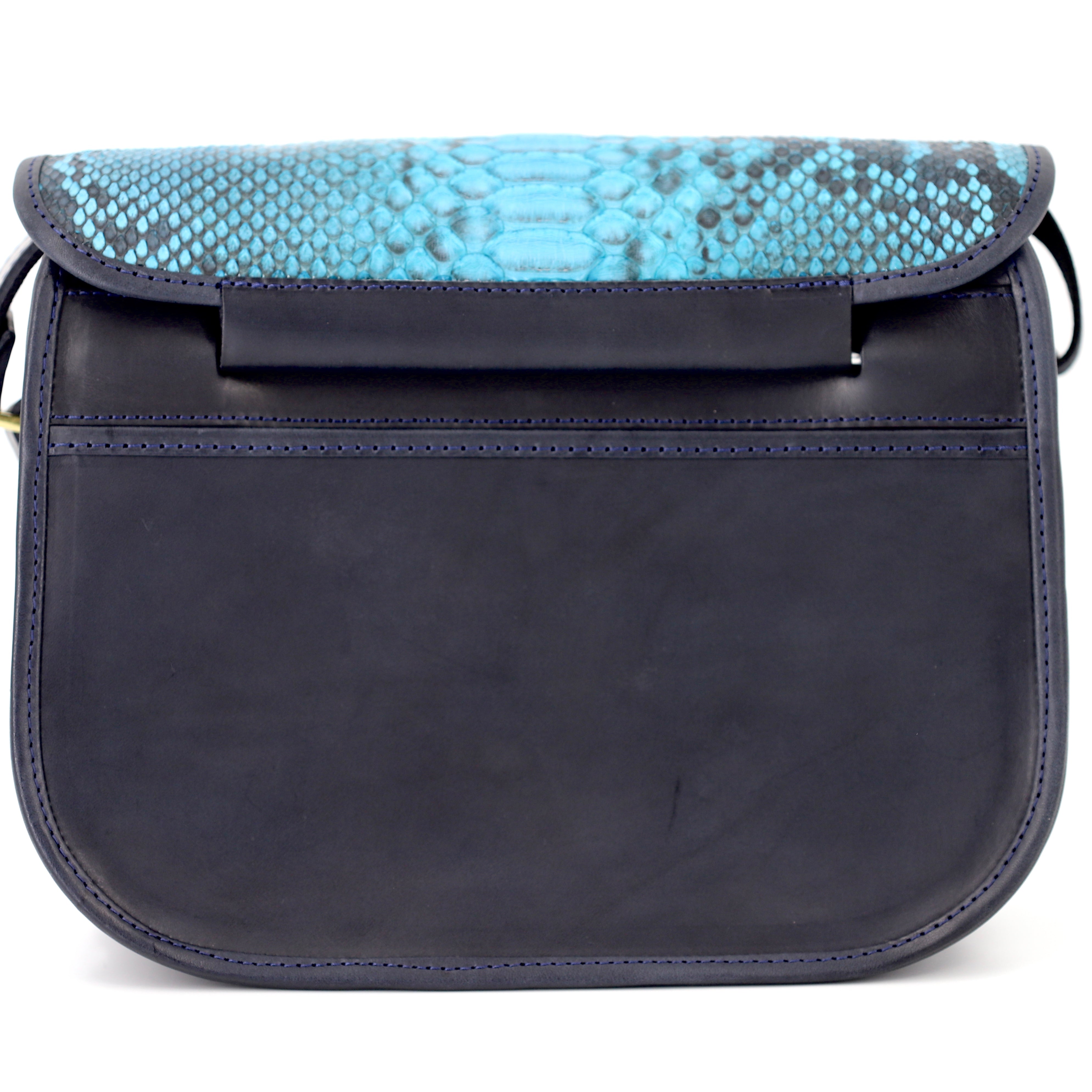 Freya-Blue Snake Shooting Cartridge Bag rear view