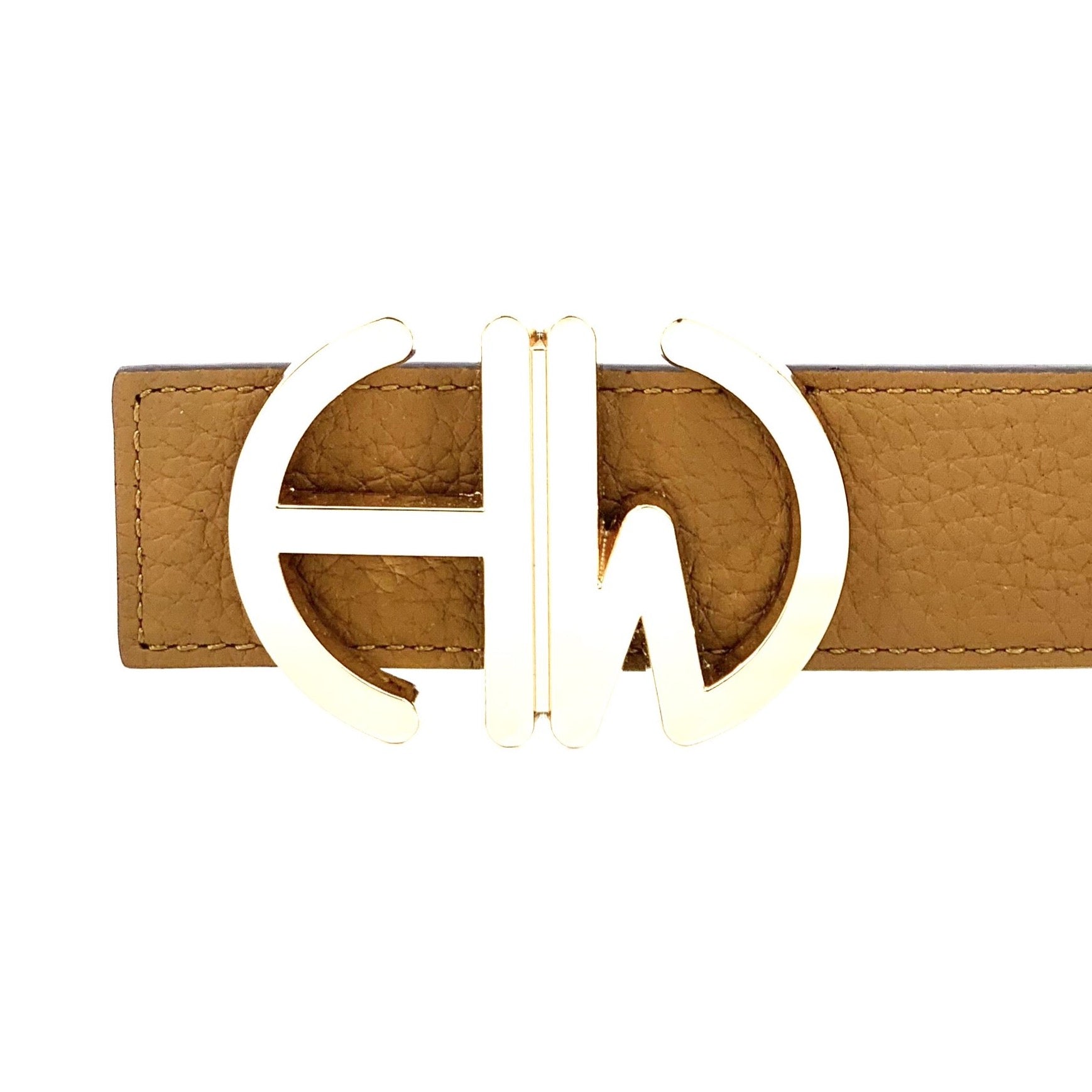 Diana Tan - Women's Reversible Belt close up of belt buckle