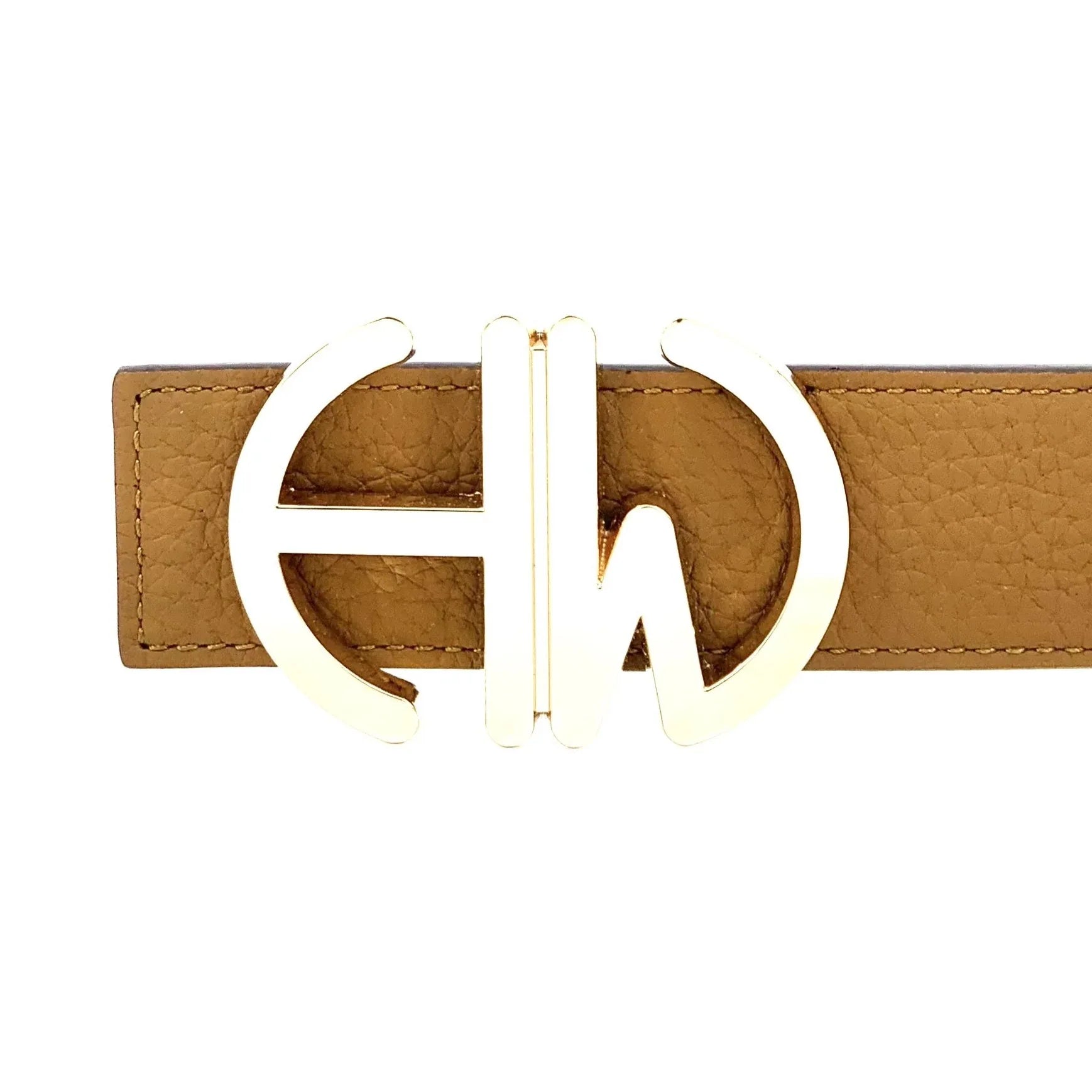 Diana Tan - Women's Reversible Belt close up of belt buckle