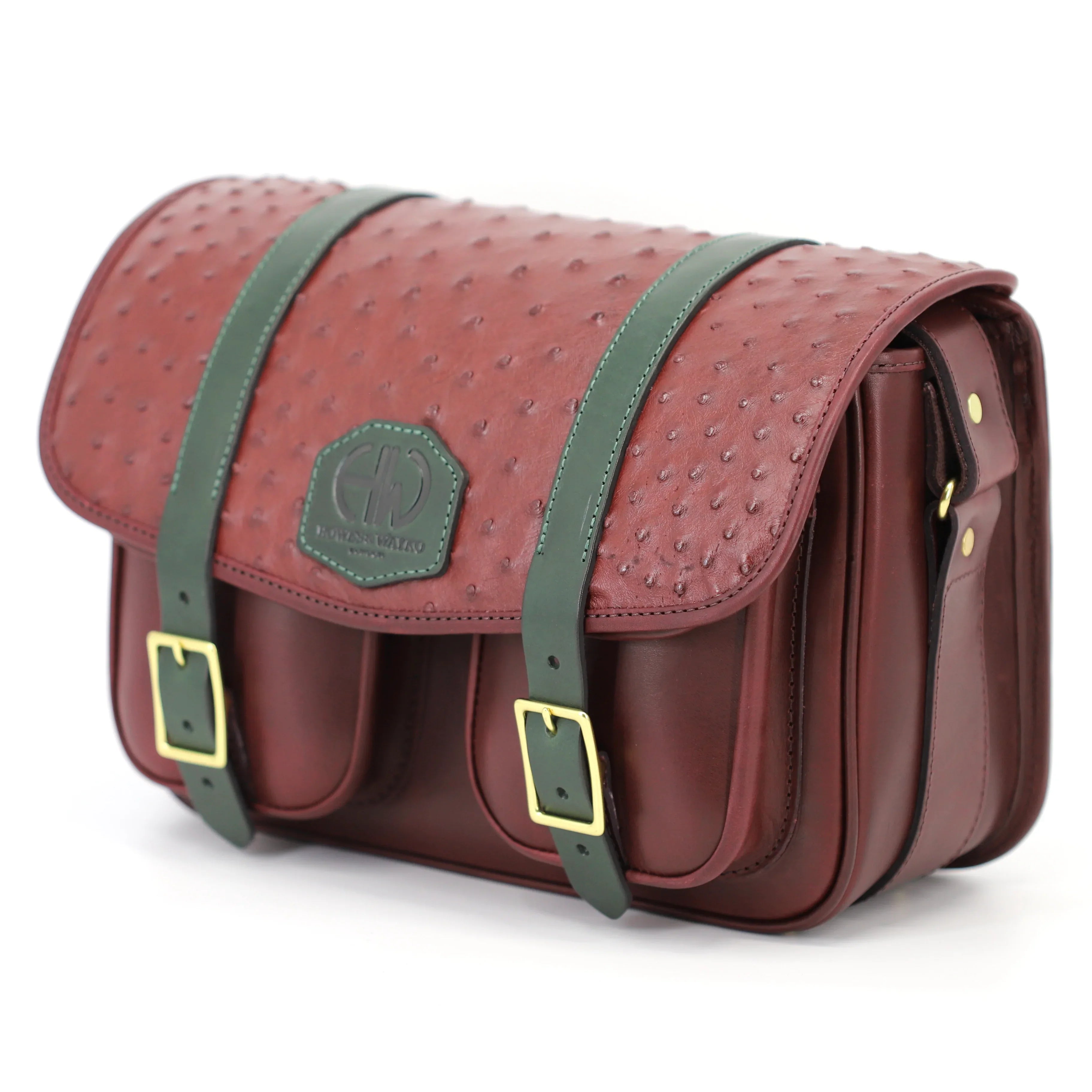 HERA-BURGUNDY-LOU LOU CARTRIDGE BAG SIDE VIEW
