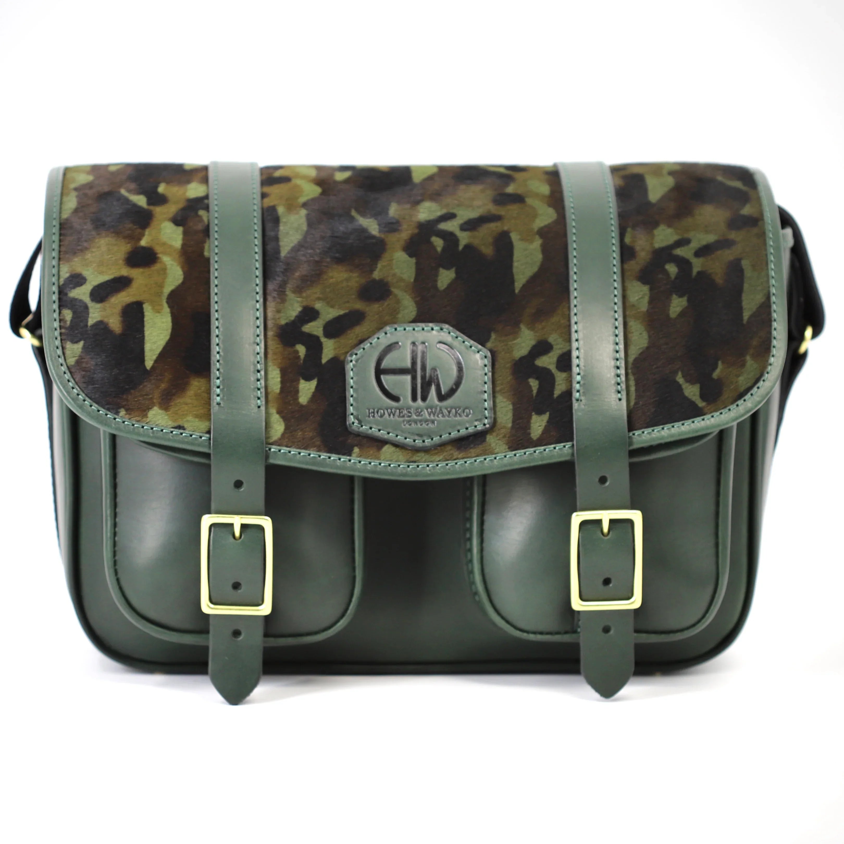Hera - Green/Camouflage Cartridge Bag main image front view