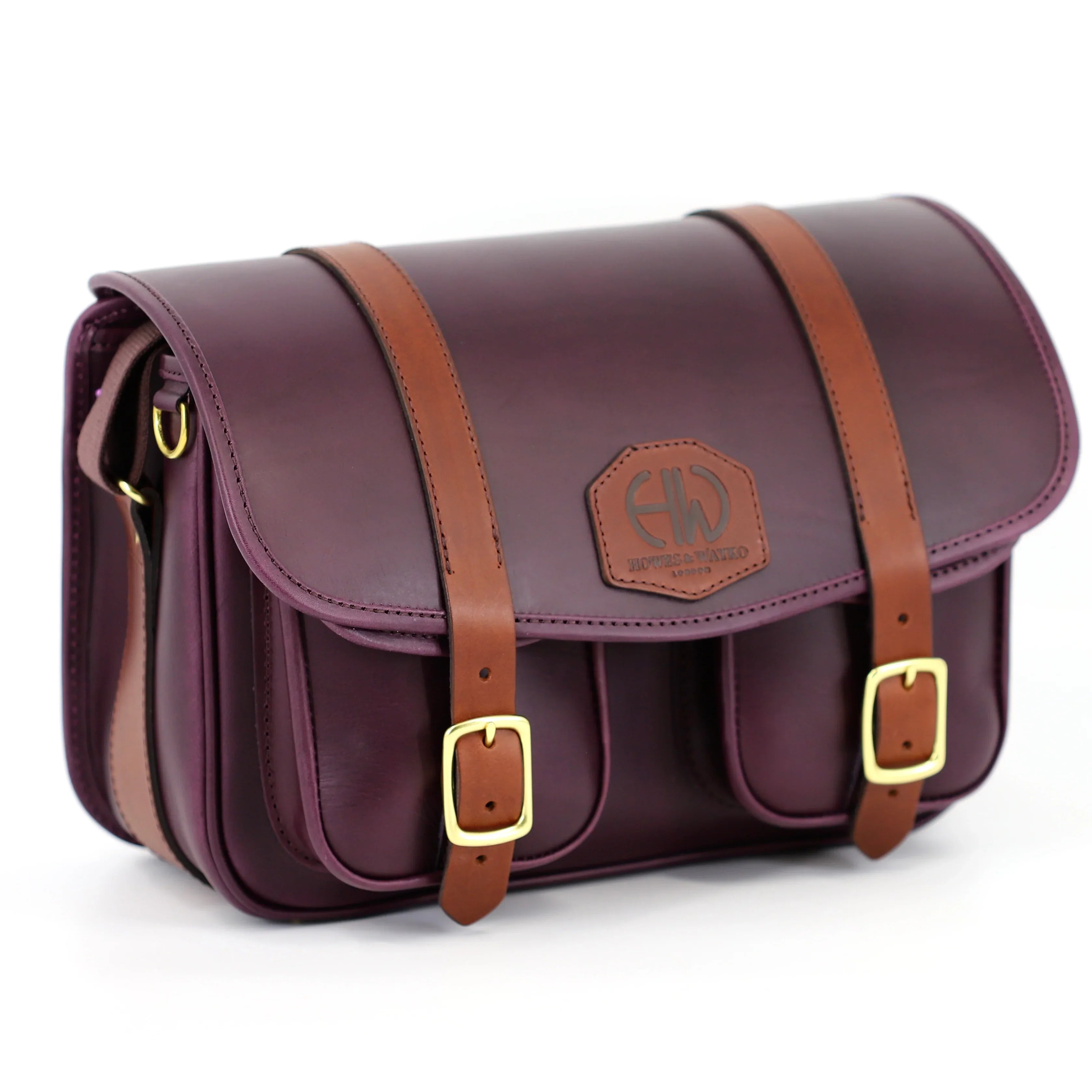 British Made Hera Lizzi Papaya Shooting Cartridge Bag other side view