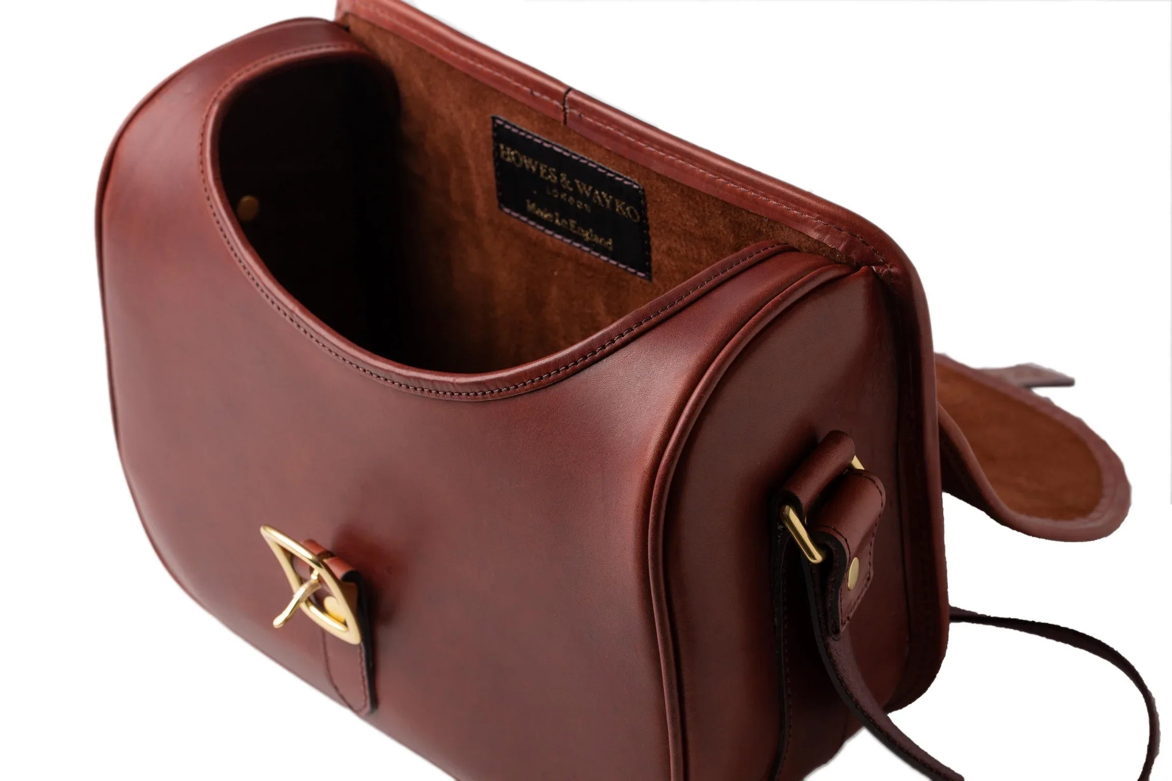 Freya Papaya | Vibrant UK Shooting Cartridge Bag top view open cartridge bag