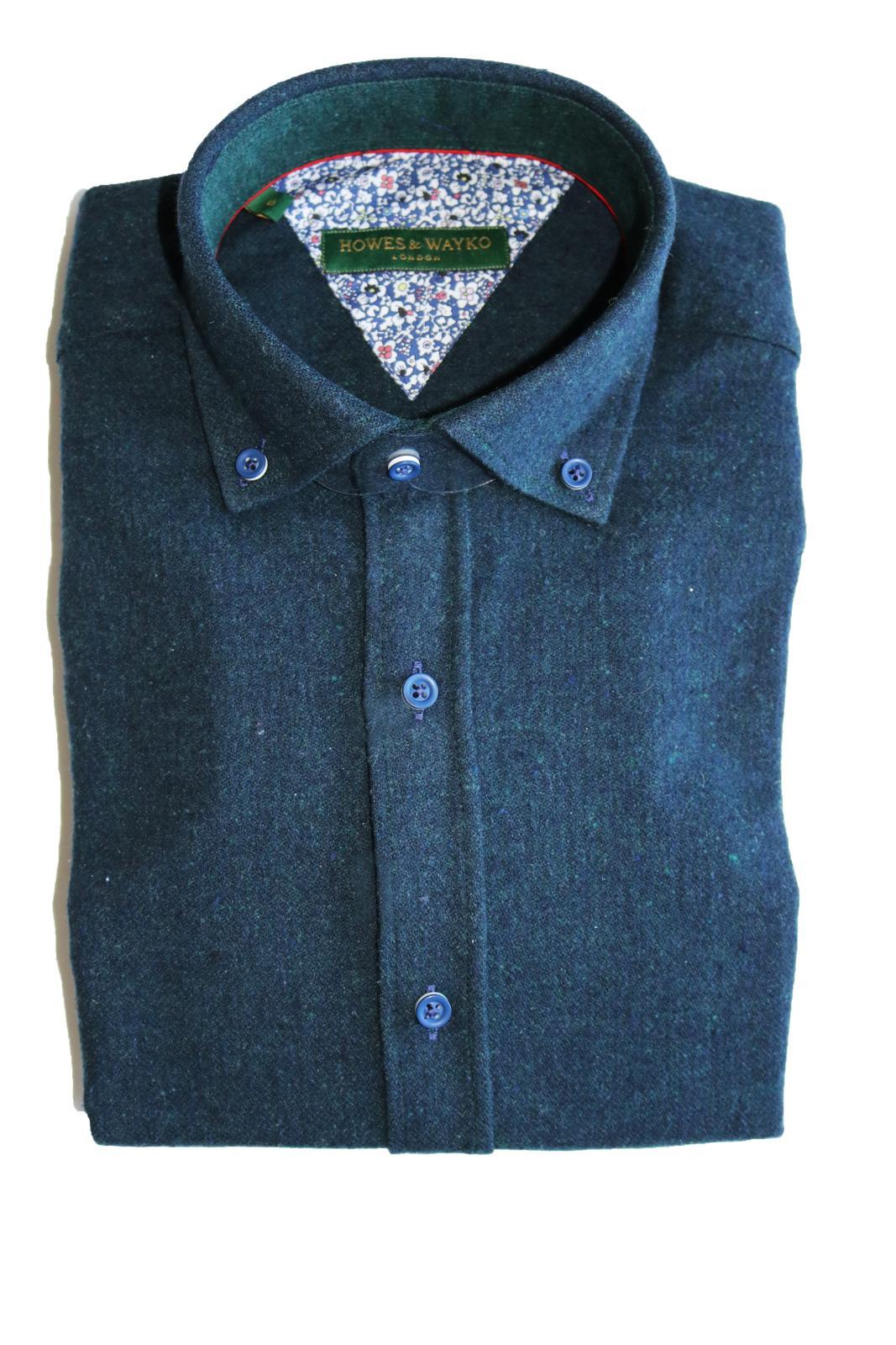 Maple Shirt Green - Essential Shooting Clothing folded up front view