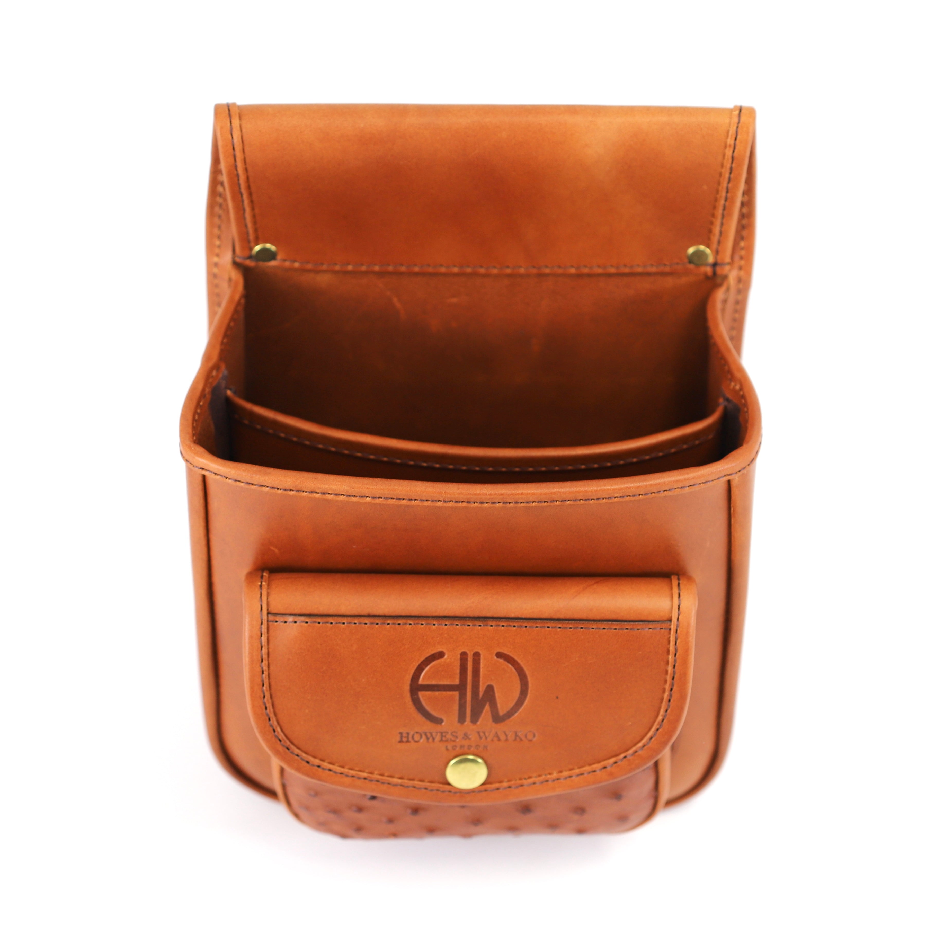 Hella Chelsea Pouch - Shotgun Cartridge Pouch top view looking into the different compartments inside