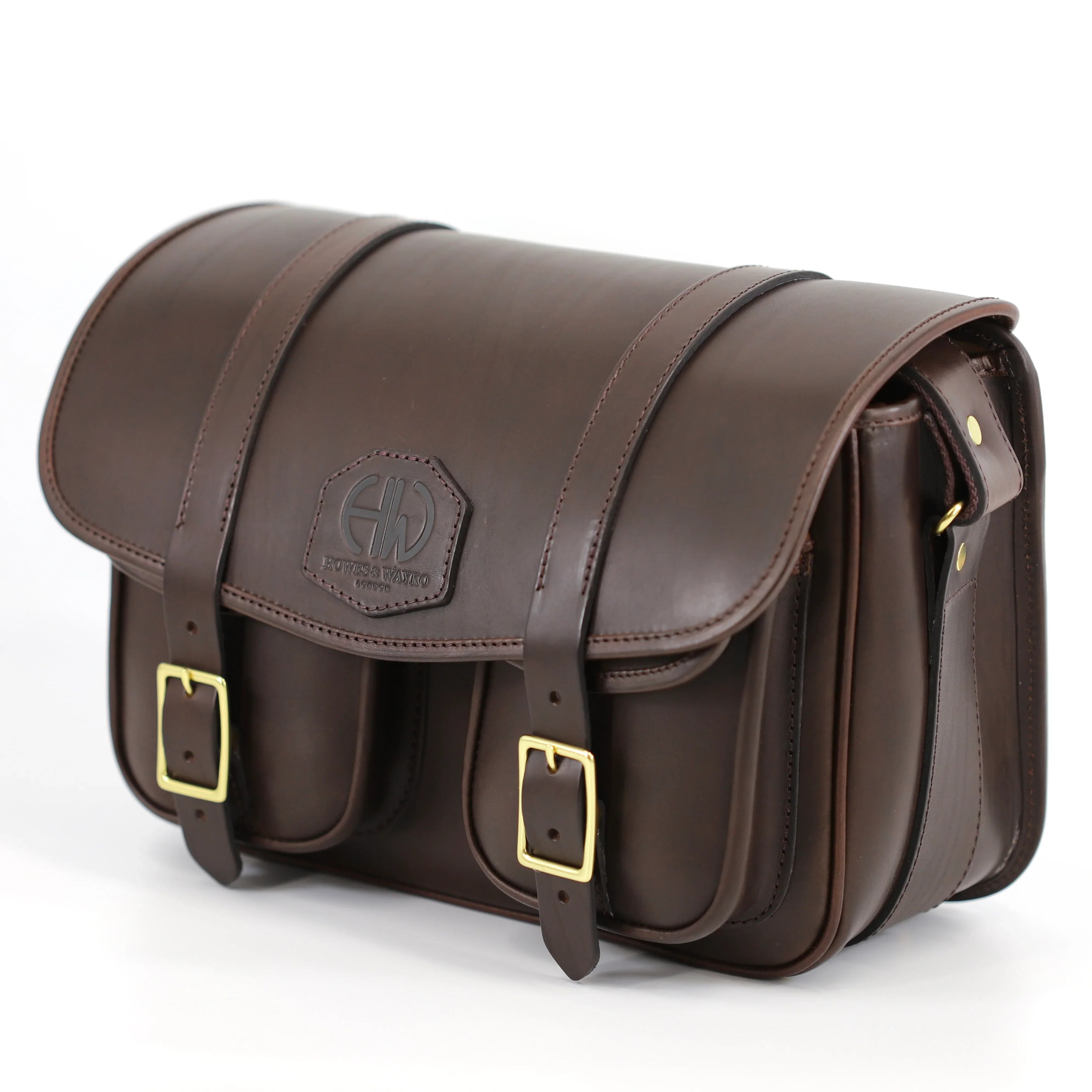 British Made Hera Madison Brown - Shooting Cartridge Bag side view