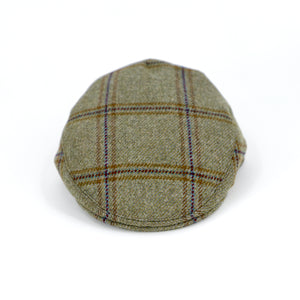 ASTRIA Tweed Flat Cap British Made - Shooting Flat Caps main image front view