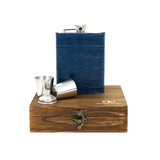 ACAN BLUE MOCK CROC FLASK