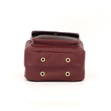 Sally Pouch Cartridge Carrier - Shooting Accessories oxblood pouch bottom view