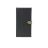 EOS-GREY CERTIFICATE HOLDER WITH MATCHING OSTRICH CLASP
