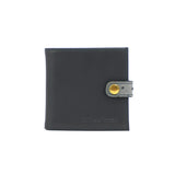 EOS-GREY CERTIFICATE HOLDER WITH MATCHING OSTRICH CLASP