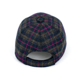 GAIA-PINK CHECK TWEED BASEBALL CAP