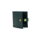 EOS-GREEN CERTIFICATE HOLDER WITH GREY OSTRICH CLASP