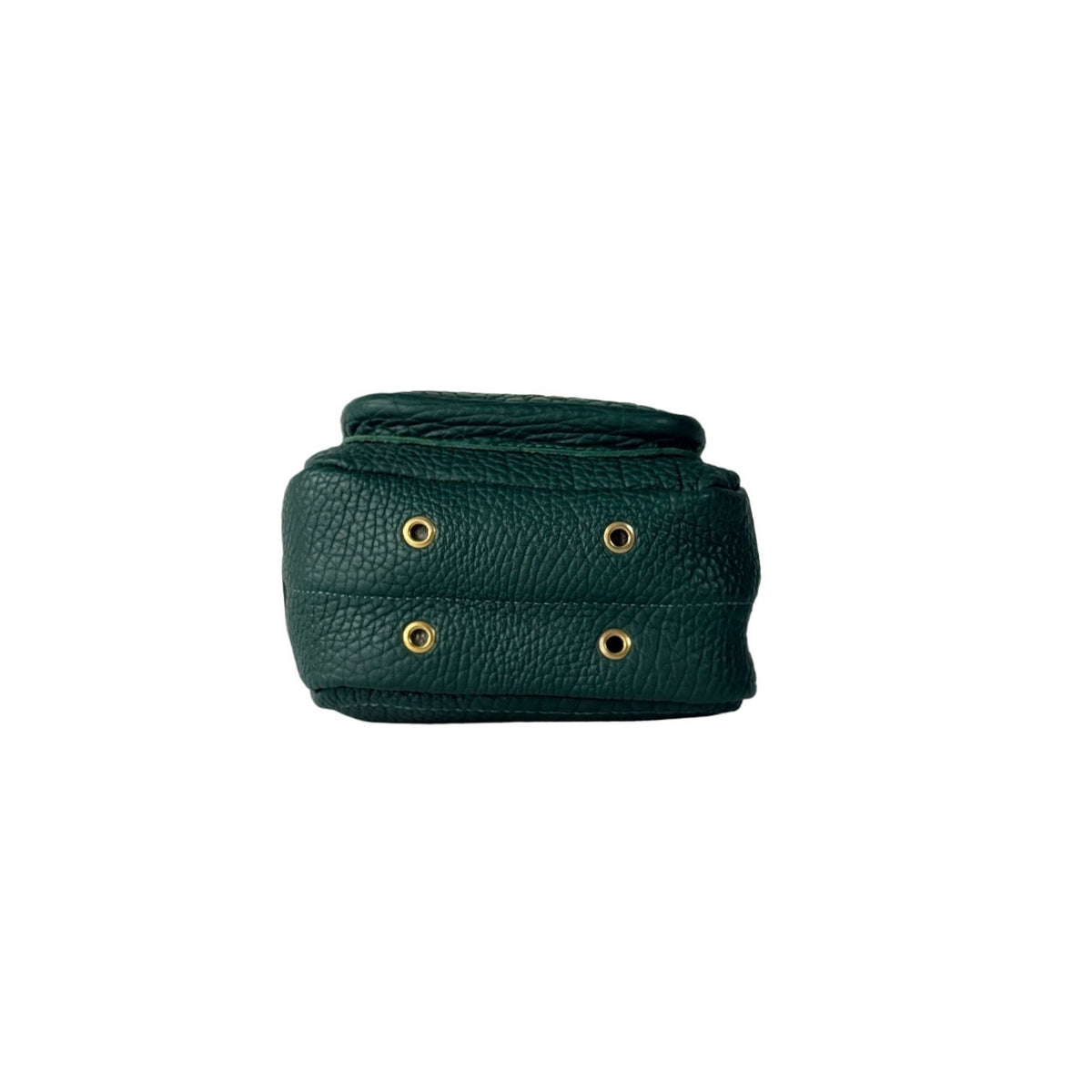 HELLA LEATHER CARTRIDGE POUCH GREEN CROC EMBOSSED