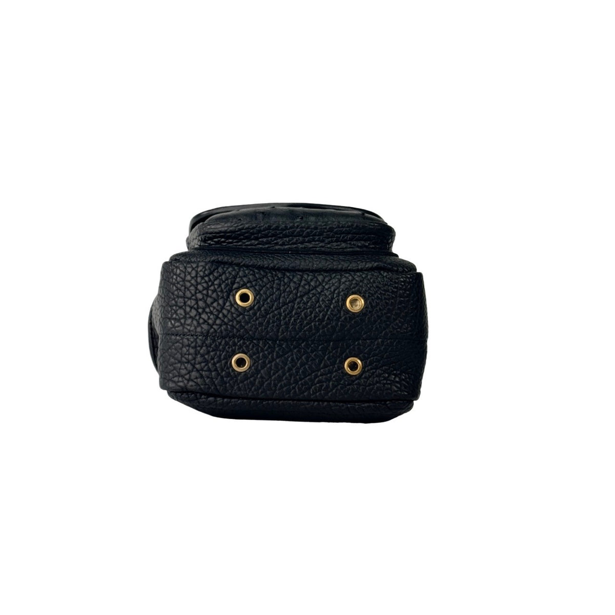 HELLA LEATHER CARTRIDGE POUCH BLACK OSTRICH POCKET