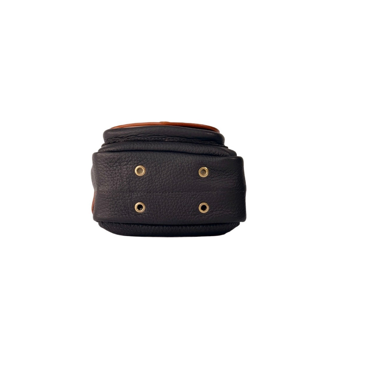 HELLA LEATHER CARTRIDGE POUCH BROWN AND TAN