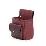 Sally Pouch Cartridge Carrier - Shooting Accessories oxblood pouch side view