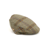 ASTRIA Tweed Flat Cap British Made - Shooting Flat Caps side view