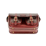 the red hera kroko shooting cartridge bag bottom view