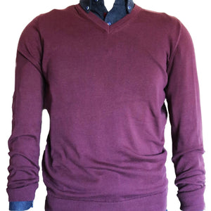 Cotton Jumper Aubergine - Premium Shooting Clothing main image front view