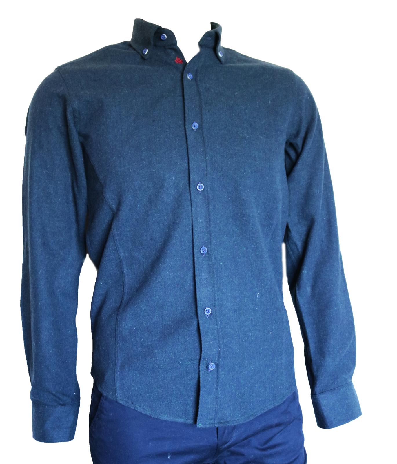 Maple Shirt Navy - Premium Shooting Clothing main image front view
