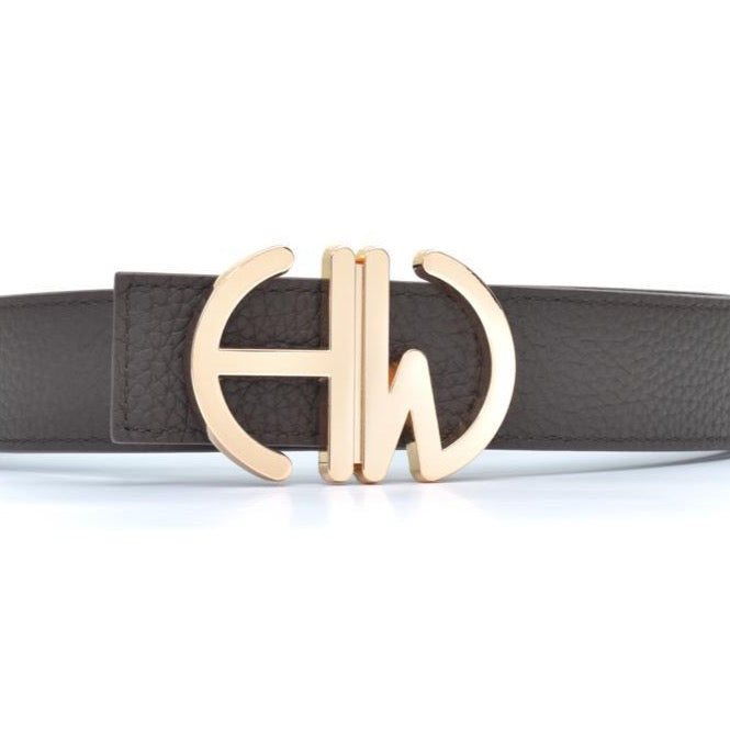 Diana - Coffee Brown  {Double Sided Belt}