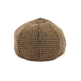 British Made HESTIA Gatsby Tweed Cap rear view